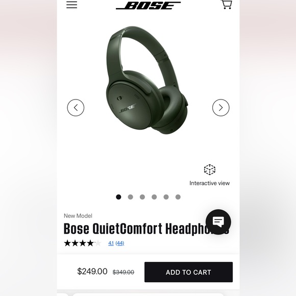 Bose quiet comfort headphones- black - Picture 4 of 4